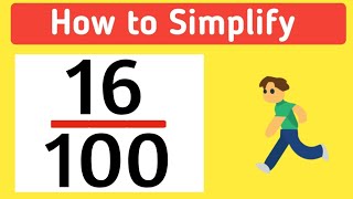 How to Simplify the Fraction 16100  16100 Simplified [upl. by Artenehs]