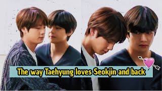 Taejin  JinV The way Taehyung loves Seokjin and back💘 [upl. by Scammon452]