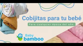 Cobijas sabanas y muselinas Babybamboo ideales para cubrirenvolver a tu bebé [upl. by Frieder460]