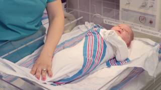 How to Swaddle a Newborn [upl. by Gerbold]