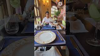 Our lunch at Oberoi Udaivilas Udaipur [upl. by Bette-Ann]