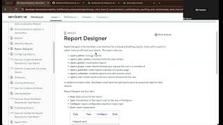 ServiceNow Dashboards and Reports Report Designer [upl. by Enia]