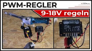 MAKITA 18V Akku mit PWM Regler 928V an Winkelschleifer  AkkuAdapter MrDitschy 😇 [upl. by Lalittah]