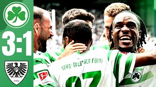 SpVgg Greuther Fürth  SC Preußen Münster  31  HIGHLIGHTS  2 Bundesliga 20242025 [upl. by Eerual460]