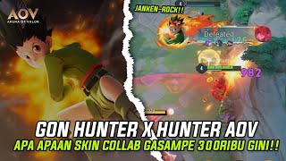 GON HUNTER X HUNTER AOV SKIN KARAKTER UTAMA SKINNYA TAPI MURAH GINI JANKEN ROCKKK [upl. by Ollie592]