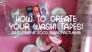 How to create your own Washi Tapes and find a good manufacturer [upl. by Estas]