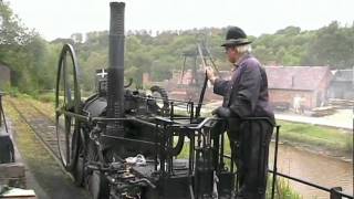 Blists Hill Ironbridge Trevithick first steam loco [upl. by Apul935]