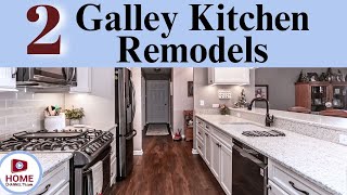 2 Galley Kitchen Renovation Design Ideas with More Open Concept [upl. by Sutniuq]