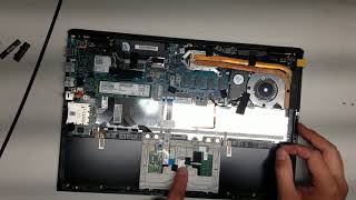 Sony VAIO SVP132A1CL Disassembly m2 SATA not pcie nvme compatible SSD Hard Drive Upgrade Repair [upl. by Tartaglia]