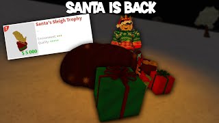 SANTA IS BACK IN BLOXBURG AND HOW TO GET THE TROPHY 12TH HIDDEN ELF [upl. by Winzler387]