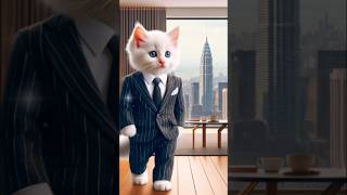 Poor cat became a rich shorts ytshorts youtube cat catlover kitten aiart Fairytales326 [upl. by Thesda]