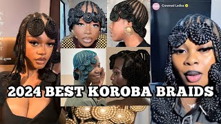 Trending African Hairstyle Tutorial Koroba newhairstyle [upl. by Larrabee]