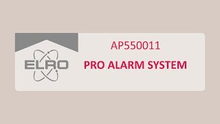 Het ELRO Pro Alarmsysteem installeren AP5500 [upl. by Ahsenyl]