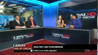 Legal Help Desk Episode 103 Adultery and Concubinage [upl. by Alves]