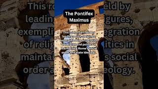 The Pontifex Maximus RomanEmpire HistoryFacts AncientWorld [upl. by Fesuoy]