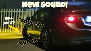 NEW SQUEEKING SOUND CREAKING NOISE WHEN TURNING STEERING WHEEL STATIONARY [upl. by Eiclek]