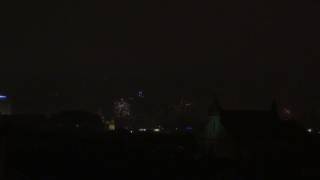 Lithuanian New Year mass fireworks  Lithuania in English [upl. by Biddie633]