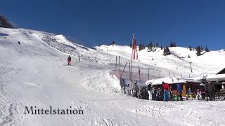 Kleinwalsertal Hirschegg Ifen Skiabfahrt Österreich [upl. by Porche]