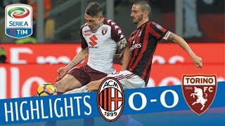 Milan  Torino 00  Highlights  Giornata 14  Serie A TIM 201718 [upl. by Gnuoy]