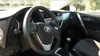 TOYOTA AURIS DIESEL 90CV  TEST CAMBIO DE RASANTE [upl. by Nnaj]