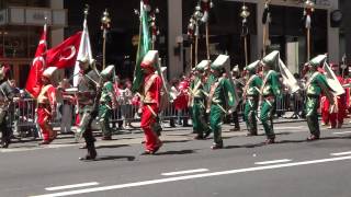 NYC Turkish Parade  05192012  Ottoman Military Marching Band [upl. by Iliam]