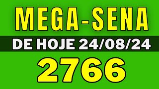 🍀MegaSena 2766  Resultado MegaSena de hoje 2766 240824 [upl. by Yvonner]