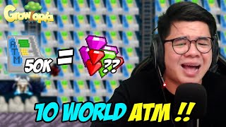 AKU MENCOBA PROFIT 1 WORLD ATM DI GROWTOPIA UNTUK PERTAMA KALI   Growtopia Indonesia [upl. by Leisam203]