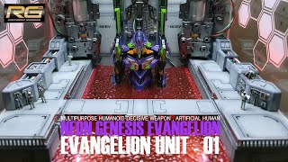 RG Eva Unit 01 diorama Nerv headquarter tokyo3 Nerv東京3ベースエヴァンゲリオン輸送プラットフォーム [upl. by Nytsyrk]