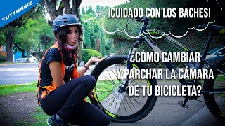 Como Parchar cámara de mi bicicleta 🚴‍♀️Repara tu llanta de un pinchazo 😱🔛 [upl. by Sarkaria425]