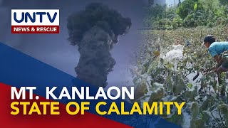 Canlaon City under state of calamity following eruption of Kanlaon Volcano [upl. by Burns]