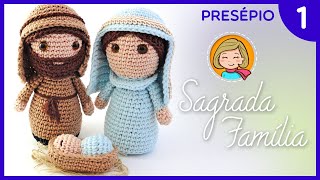 Presépio de Natal  Parte 1 Sagrada Família Amigurumi Passo a Passo [upl. by Gustafsson]