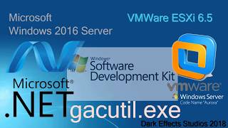 Windows 2016 Server  Install NET 471  Install Win7 Dev Tools for GacutilEXE [upl. by Alleber]