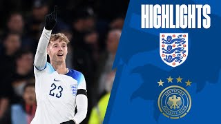 England U21 31 Germany U21  Balogun Gallagher amp Palmer See Off Germany  Highlights [upl. by Sanjiv]