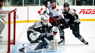 Highlights from Battlefords SJHL vs Kam River SIJHL at the 2023 Centennial Cup [upl. by Kcinom]