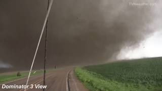 Tornado probe footage from Zorb on June 17 2014  Coleridge NE wedge [upl. by Tedmund]