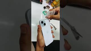 iPhone 15 back glass damage fix by Quickfixiphone shorts [upl. by Nairde]