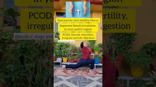 practice these 1 exercises daily for your healthy Uterus infertility PCOD trending weightloss [upl. by Kariotta]