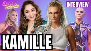 KAMILLE How She Got Started In Wrestling Her 2 Year Reigns As NWA Womens World Champion amp More [upl. by Nnyliram]