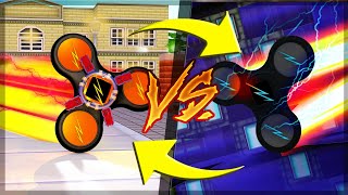 FIDGET SPINNER DO FLASH VS SPINNER DO ZOOM no MINECRAFT [upl. by Annayr187]