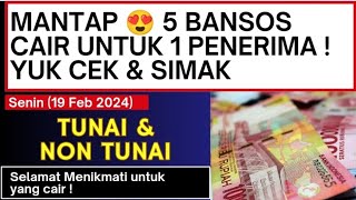 5 BANSOS UNTUK 1 KPM CAIR HARI INI  MANTAAAP 😍 YUK SIMAK DAN CAIRKAN  SELAMAT UNTUK SEMUA KPM [upl. by Algie]