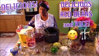 MISSISSIPPI STYLE RED BEANS AND RICE Youll LOVE it [upl. by Ielirol]