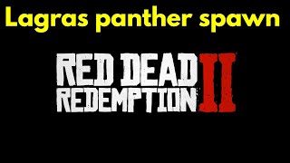 Lagras panther spawn location Red Dead Redemption 2 [upl. by Oinesra]