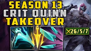 NEW BUFFED NAVORI QUICKBLADES MAKES CRIT QUINN A KITING GODDESS [upl. by Pennie775]