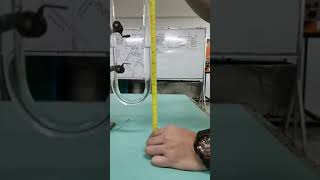 SPECIFIC GRAVITY OF LIQUIDS by MANOMETRIC METHOD 1 [upl. by Aitam]