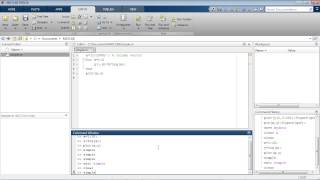 Writing a MATLAB Program  R2012b [upl. by Nnire]