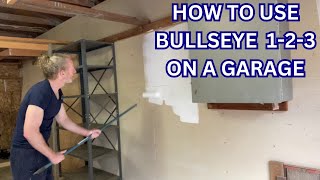 How to Use Bullseye 123 Primer on the Inside of a Garage [upl. by Anselme]