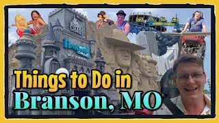 Things to Do in BRANSON MO Mountain Coasters The Track and Hollywood Wax Museum [upl. by Nrehtac]