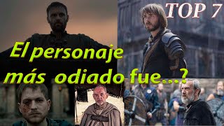 El personaje más odiado de THE LAST KINGDOM  TOP 7 [upl. by Mika]