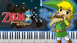 The Legend Of Zelda Phantom Hourglass  Linebecks Theme  Piano Tutorial [upl. by Lorraine]