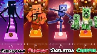 TilesHop  Minecraft ‐ Enderman Rap – PigMan Rap – Skeleton Rap – Creeper RapDan Bull [upl. by Pirnot263]